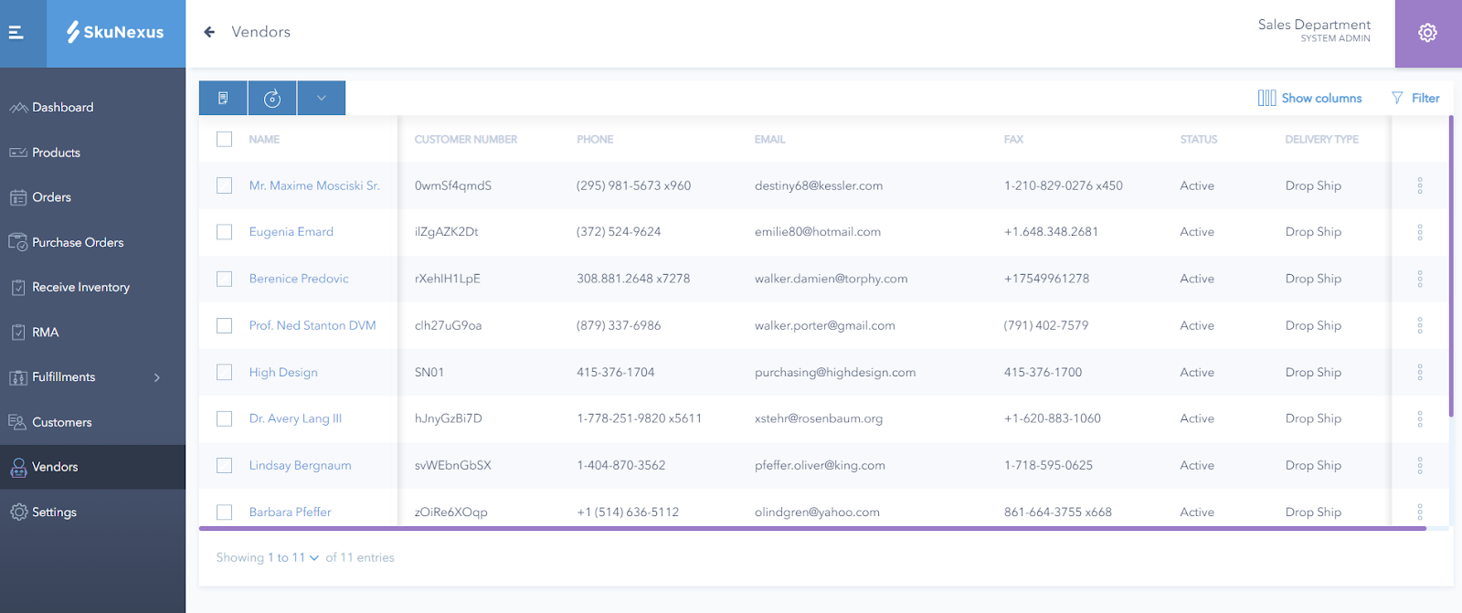 Centralized Dashboard