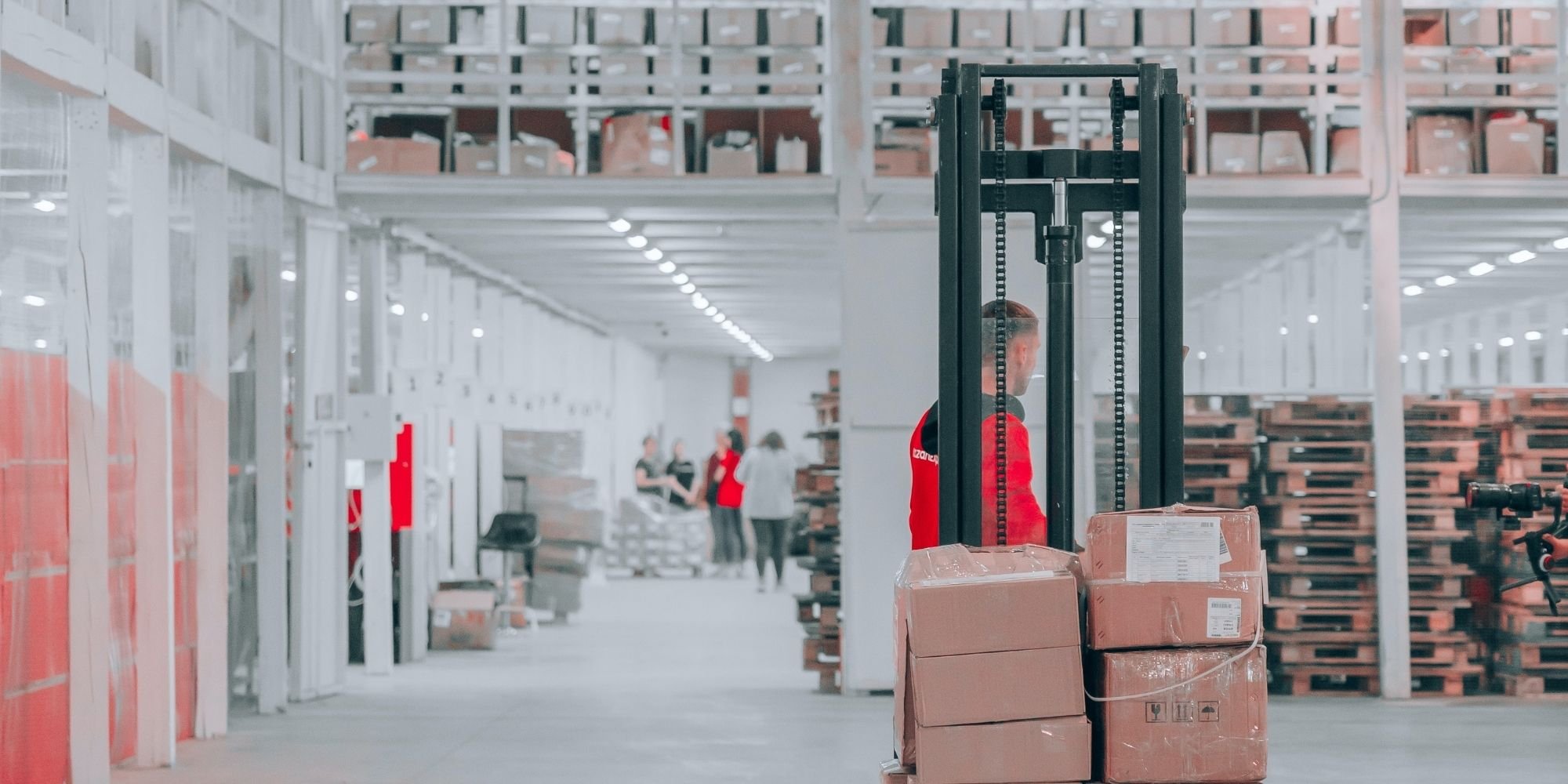 Employee in warehouse