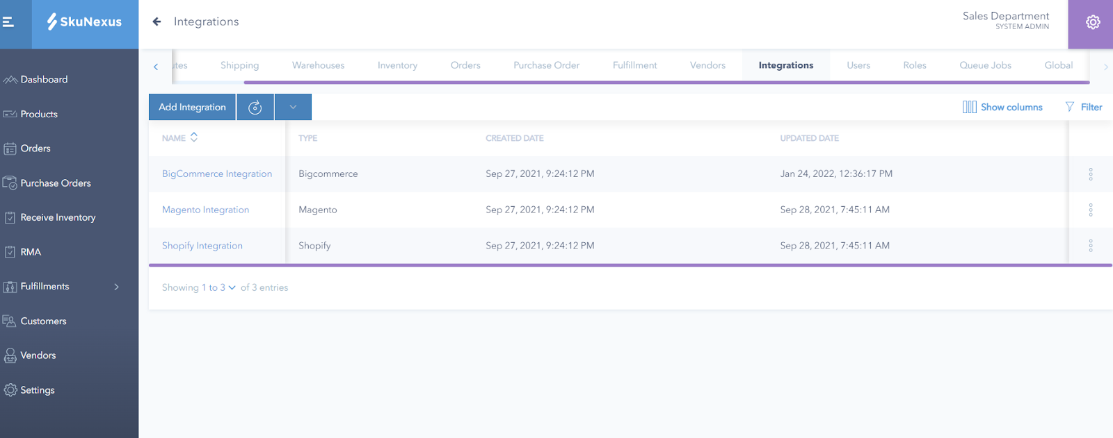 Integrations