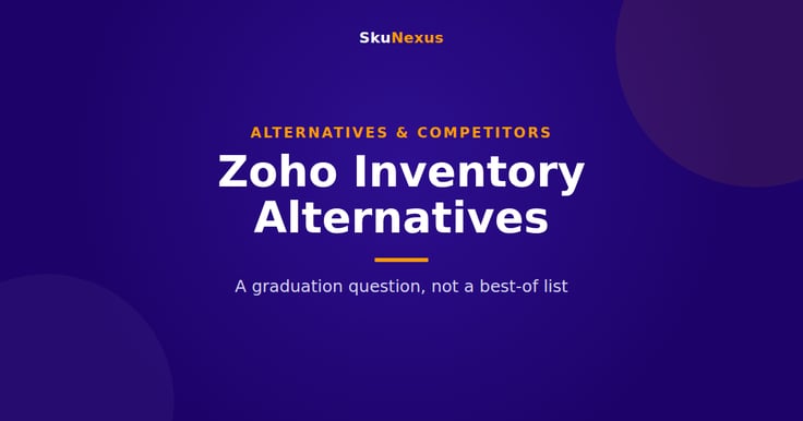 Zoho Inventory Alternatives guide from SkuNexus
