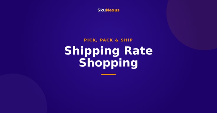 Shipping Rate Shopping - SkuNexus