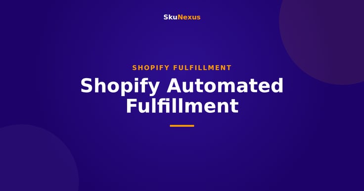 Shopify Automated Fulfillment - SkuNexus