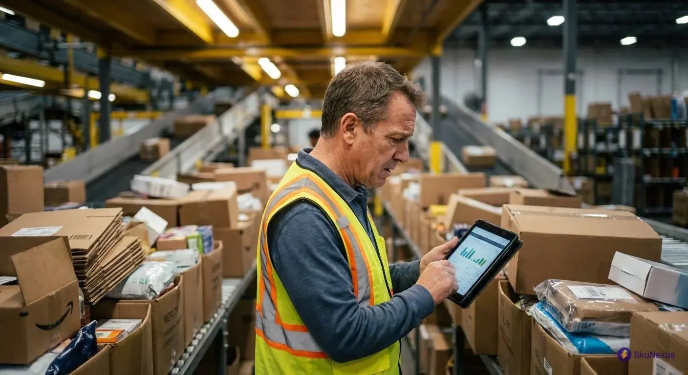 Returns management warehouse with returned packages costing retailers $743 billion annually