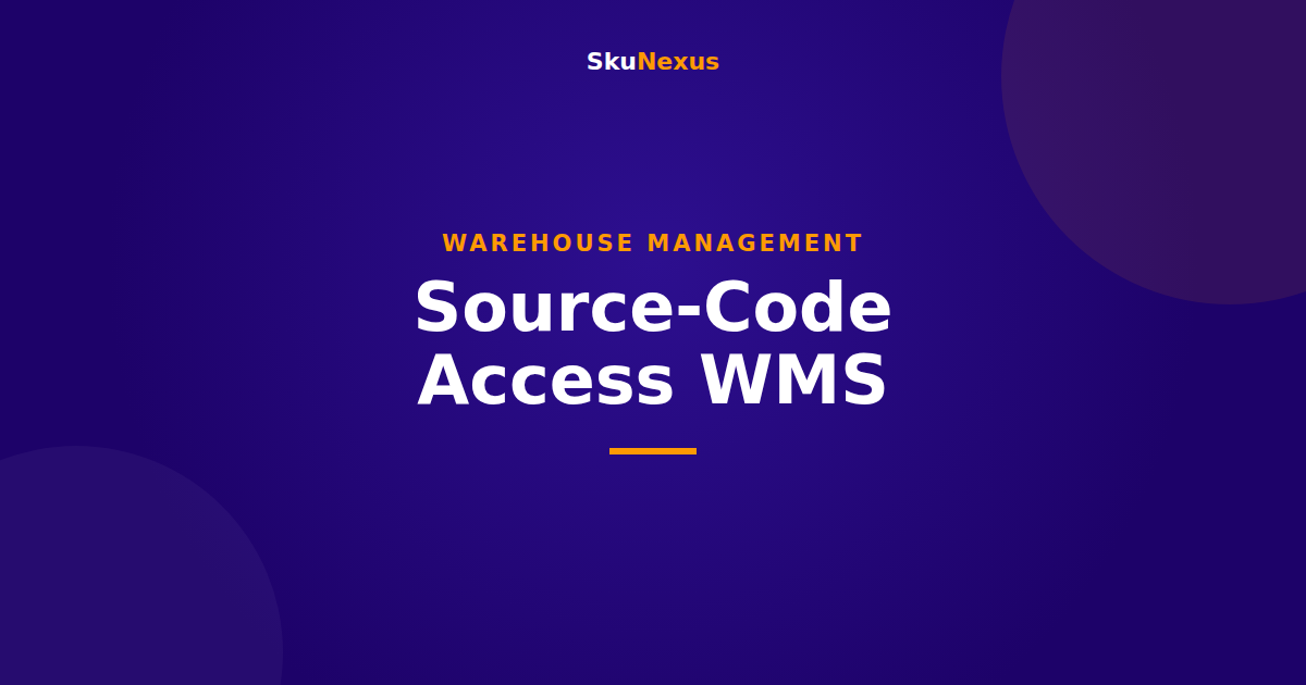 Source-Code Access WMS - SkuNexus