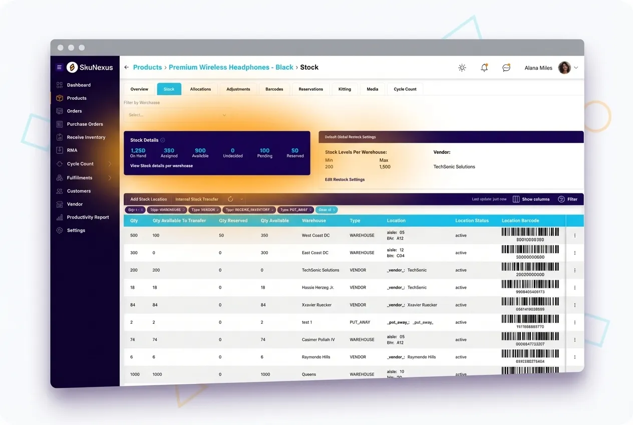 AI & Automation feature 1 — SkuNexus