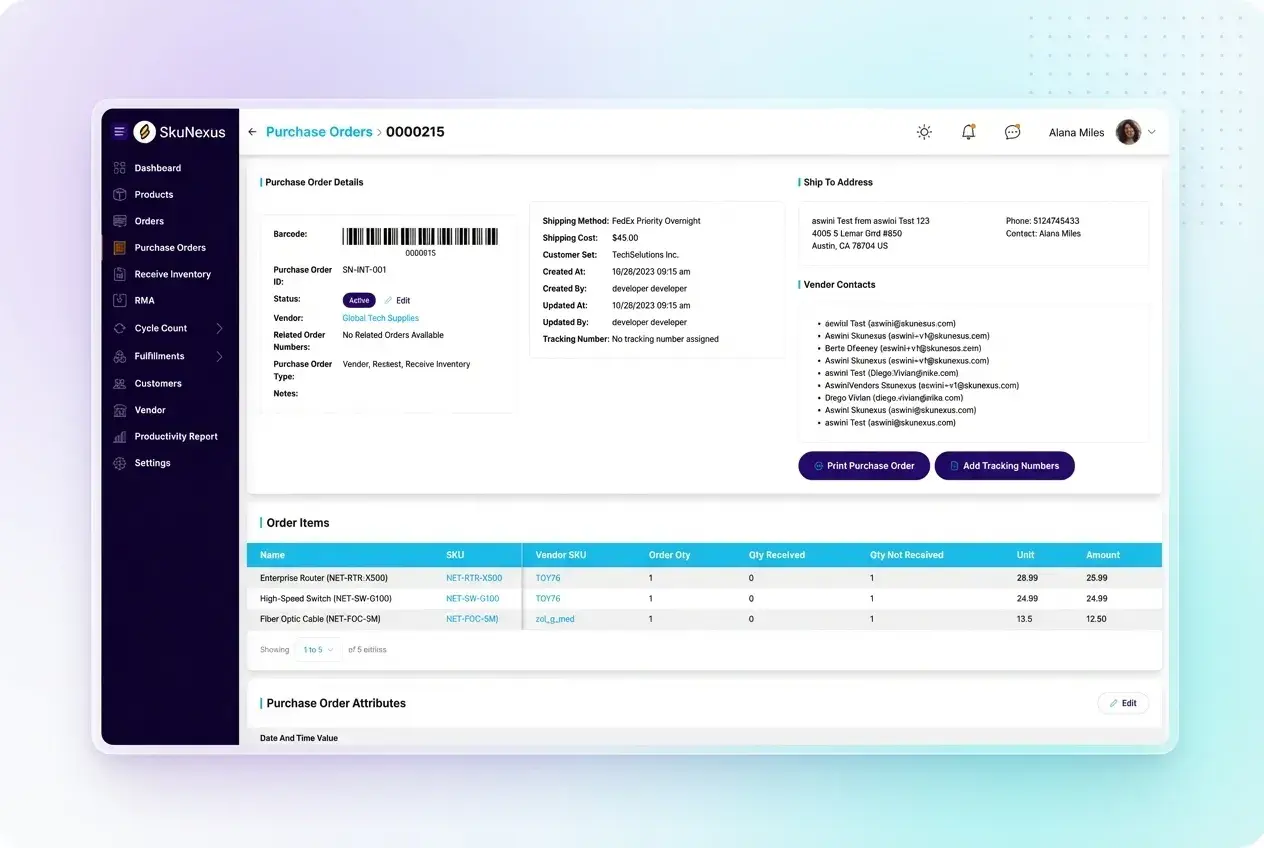 Integrations feature 2 — SkuNexus