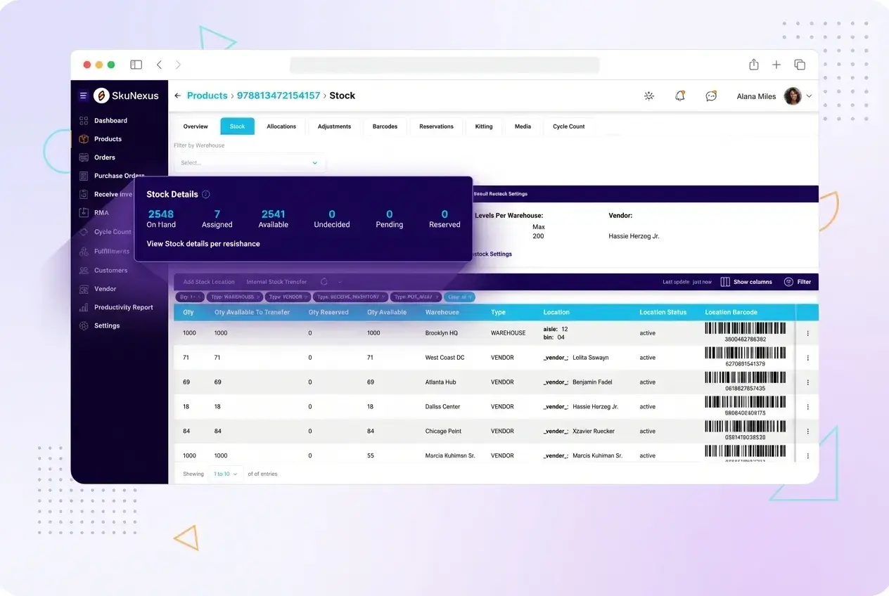 Inventory Management feature 1 — SkuNexus