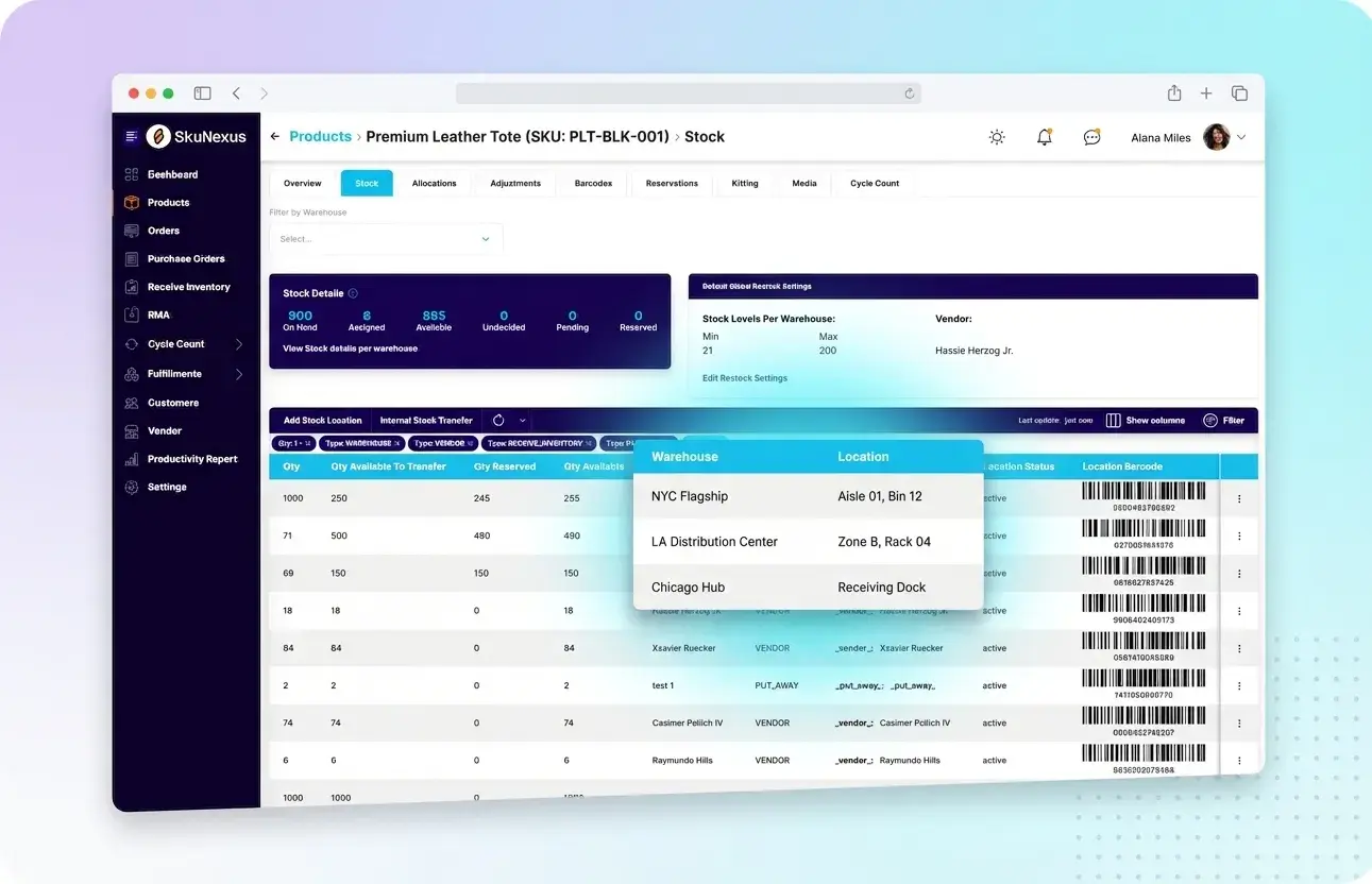 Inventory Management feature 2 — SkuNexus