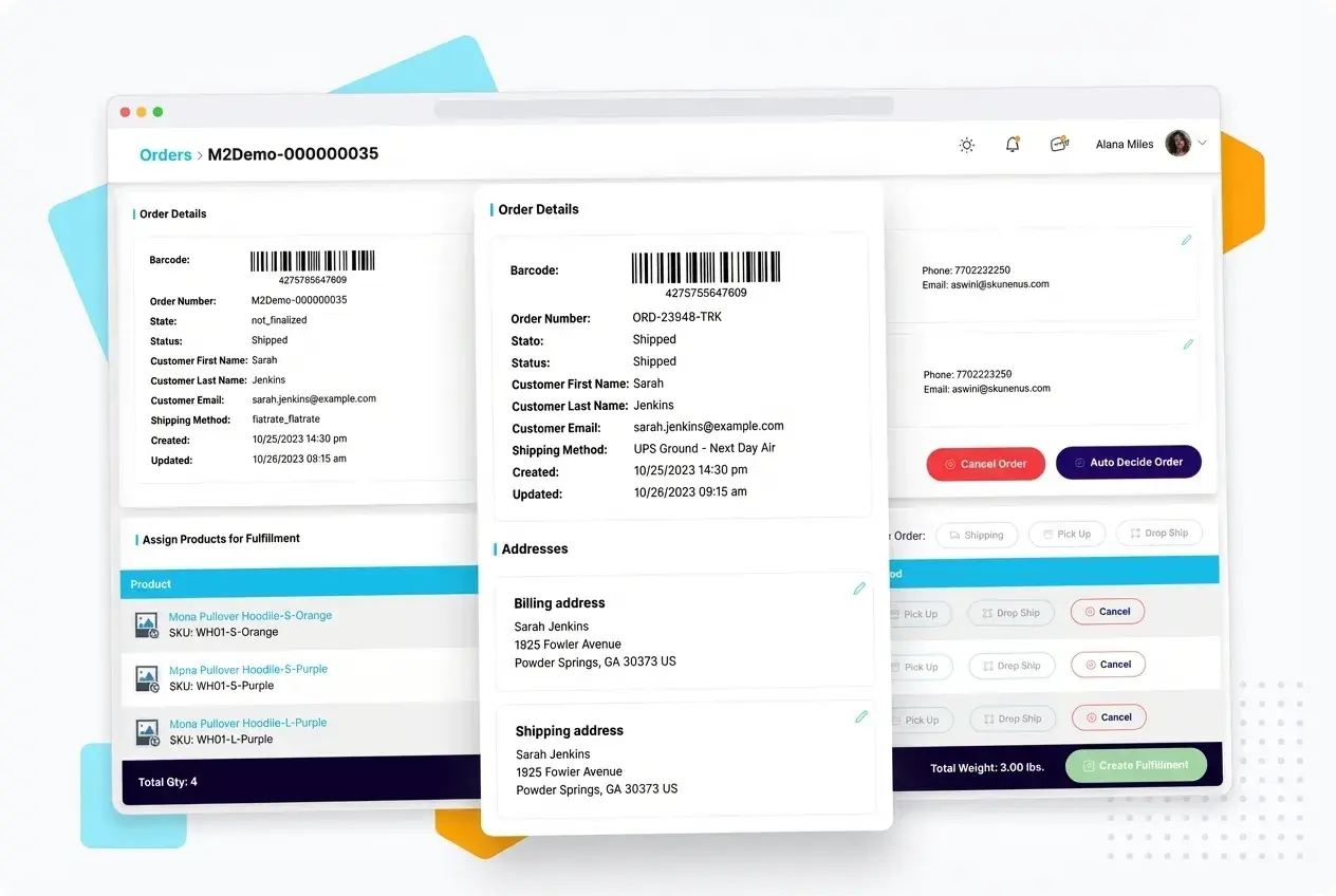 Order Management feature 3 — SkuNexus