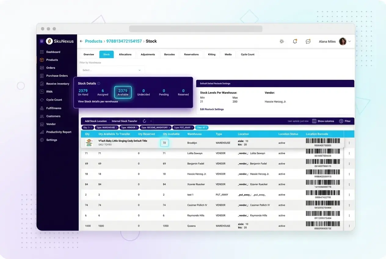 Returns Management feature 3 — SkuNexus
