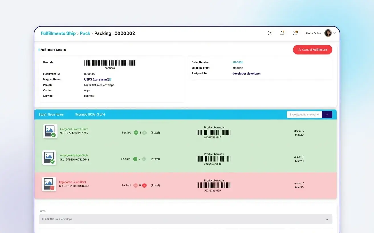 Three-step scan verification sequence
