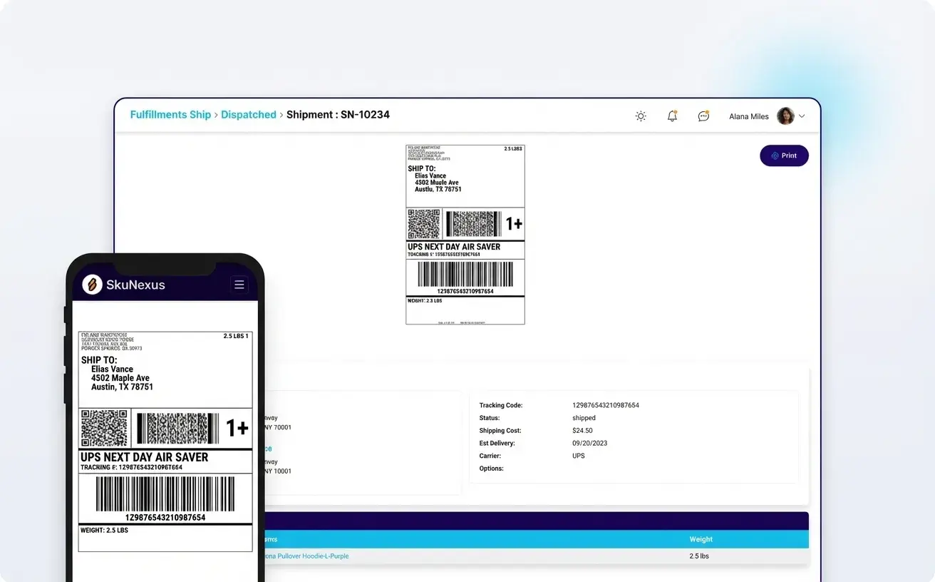 Multiple tracking numbers in Shopify