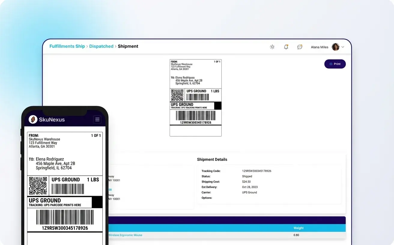 Tracking auto-populated in Shopify
