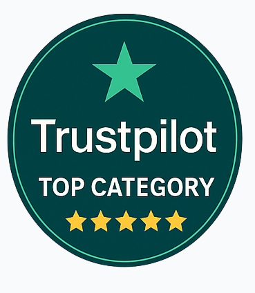 Trustpilot Top Category - 5 Stars